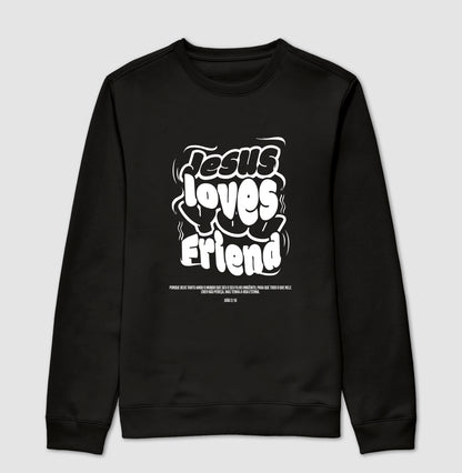 Suéter JESUS LOVES YOU FRIEND