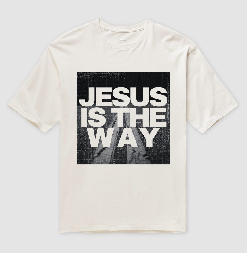 Camisa Oversized JESUS IS THE WAY