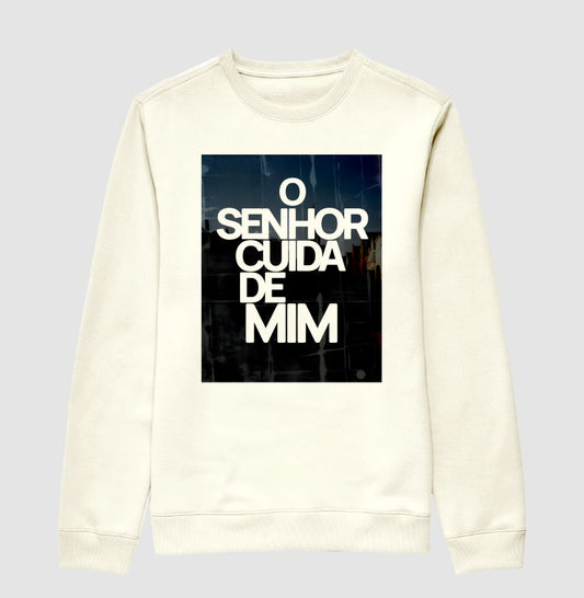 Suéter O SENHOR CUIDA DE MIM