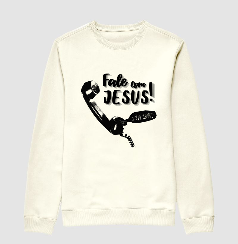 Suéter Moletom FALE COM JESUS